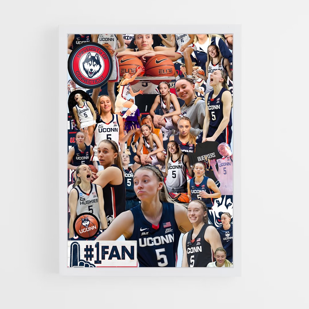 Poster Uconn Legends – affiche Basketball (vue 3)